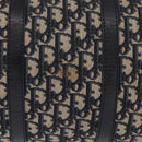 Christian Dior Trotter Canvas Hand Bag Navy Silver Auth gh1296-4
