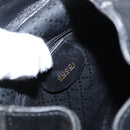 GUCCI Bamboo Backpack Leather Black Gold 003 1705 0030 Auth gh1298-22