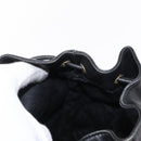 GUCCI Bamboo Backpack Leather Black Gold 003 1705 0030 Auth gh1298-23