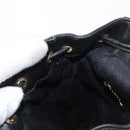 GUCCI Bamboo Backpack Leather Black Gold 003 1705 0030 Auth gh1298-24
