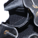 GUCCI Bamboo Backpack Leather Black Gold 003 1705 0030 Auth gh1298A-26