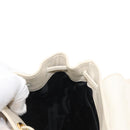 Salvatore Ferragamo Gancini Backpack Leather White Gold Auth gh1299-21