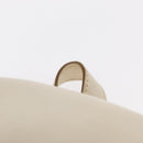 Salvatore Ferragamo Gancini Backpack Leather White Gold Auth gh1299-14