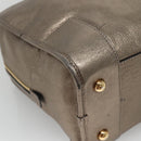 LOEWE Anagram Amazona 36 Hand Bag Leather Gold Tone Auth gh130-16