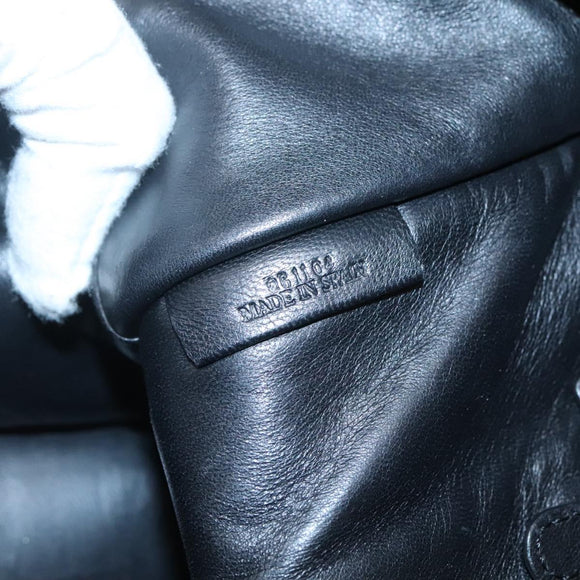 LOEWE Anagram Amazona 36 Hand Bag Leather Gold Tone Auth gh130