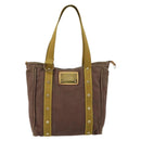 LOUIS VUITTON Antigua Cabas MM Tote Bag Braun M40086 LV Auth gh1302-13