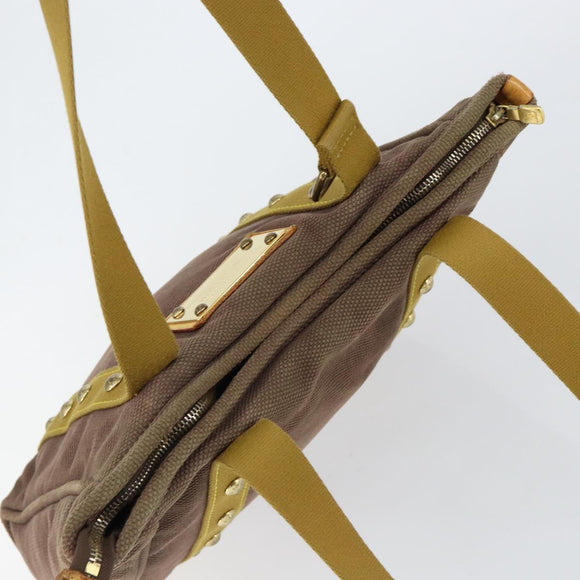 LOUIS VUITTON Antigua Cabas MM Tote Bag Braun M40086 LV Auth gh1302