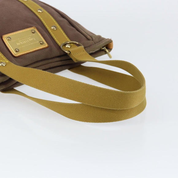 LOUIS VUITTON Antigua Cabas MM Tote Bag Braun M40086 LV Auth gh1302
