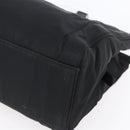 PRADA Hand Bag Nylon Black Silver Auth gh1303-10