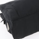 PRADA Hand Bag Nylon Black Silver Auth gh1303-11
