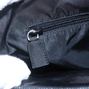 PRADA Hand Bag Nylon Black Silver Auth gh1303-18