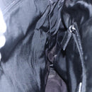 PRADA Hand Bag Nylon Black Silver Auth gh1303-21