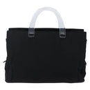 PRADA Hand Bag Nylon Black Silver Auth gh1303-3
