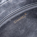 CHANEL Matelasse COCO Mark Shoulder Bag Lamb Skin Black Gold CC Auth gh1304-17