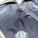 CHANEL Matelasse COCO Mark Shoulder Bag Lamb Skin Black Gold CC Auth gh1304-19