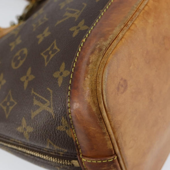 LOUIS VUITTON Monogram Alma Hand Bag M51130 LV Auth gh1306