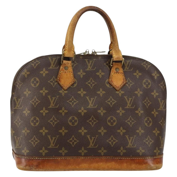 LOUIS VUITTON Monogram Alma Hand Bag M51130 LV Auth gh1306