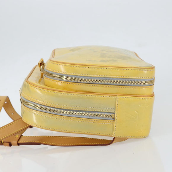 LOUIS VUITTON Monogram Vernis Marley Backpack Gris M91038 LV Auth gh1307