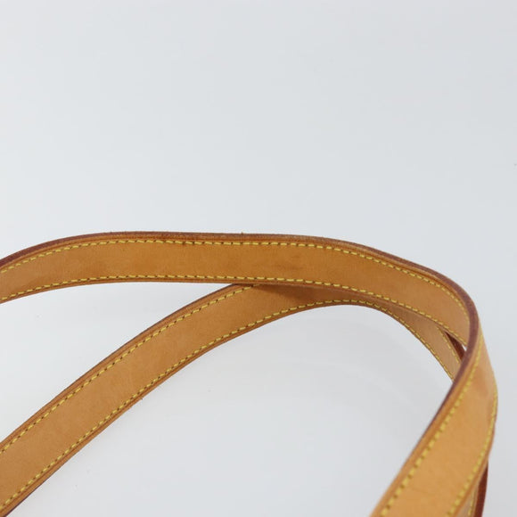 LOUIS VUITTON Monogram Vernis Houston Hand Bag Beige M91004 LV Auth gh1308