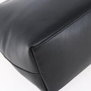 GUCCI Bamboo Shoulder Bag Leather Black Gold 001 3007 Auth gh1309-13