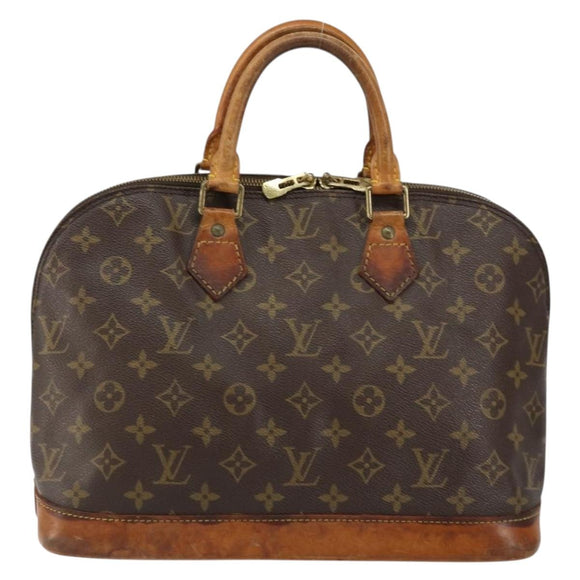 LOUIS VUITTON Monogram Alma Hand Bag M51130 LV Auth gh1312