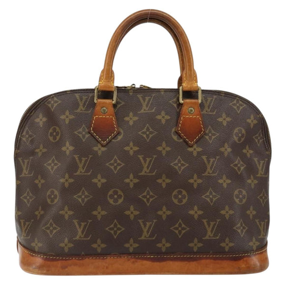 LOUIS VUITTON Monogram Alma Hand Bag M51130 LV Auth gh1312