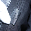 GUCCI GG Canvas Abbey Tote Bag Black Gold 211983 Auth gh1315-12