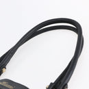 GUCCI GG Canvas Abbey Tote Bag Black Gold 211983 Auth gh1315-8