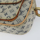 LOUIS VUITTON Monogram Mini Juliet MM Shoulder Bag Blue M92004 LV Auth gh1319-9