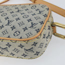LOUIS VUITTON Monogram Mini Juliet MM Shoulder Bag Blue M92004 LV Auth gh1319-15