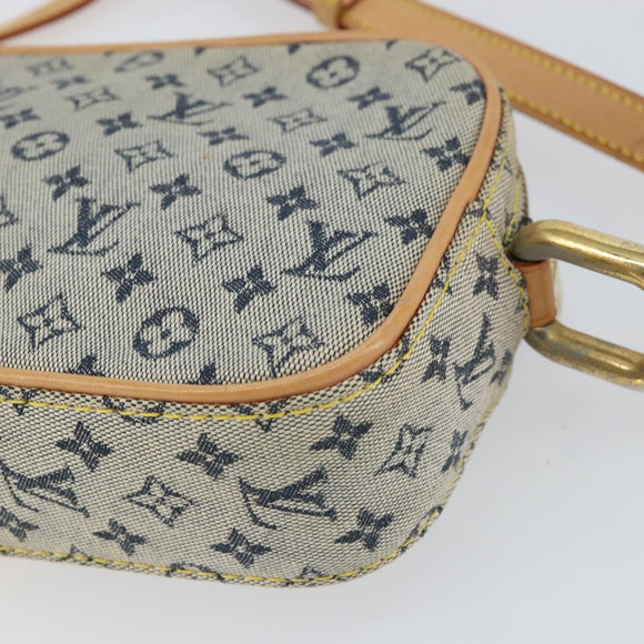 LOUIS VUITTON Monogram Mini Juliet MM Shoulder Bag Blue M92004 LV Auth gh1319