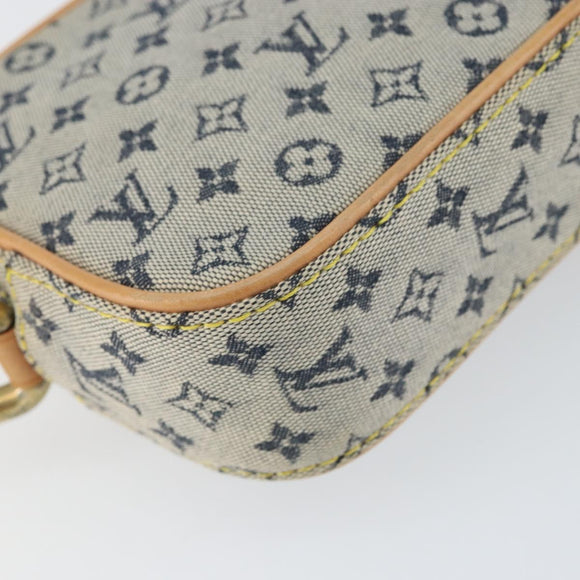 LOUIS VUITTON Monogram Mini Juliet MM Shoulder Bag Blue M92004 LV Auth gh1319