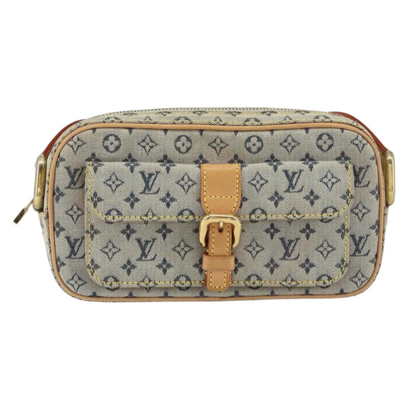LOUIS VUITTON Monogram Mini Juliet MM Shoulder Bag Blue M92004 LV Auth gh1319