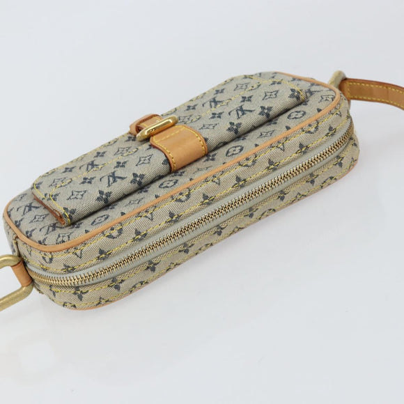 LOUIS VUITTON Monogram Mini Juliet MM Shoulder Bag Blue M92004 LV Auth gh1319