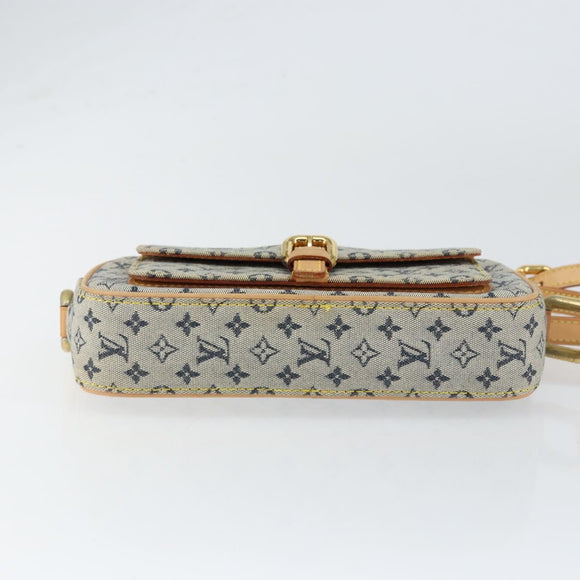 LOUIS VUITTON Monogram Mini Juliet MM Shoulder Bag Blue M92004 LV Auth gh1319