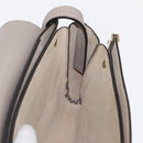 Chloe Fay Shoulder Bag Suede Leather Beige Gold Auth gh1321-20