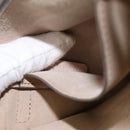 Chloe Fay Shoulder Bag Suede Leather Beige Gold Auth gh1321-12