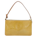 LOUIS VUITTON Monogram Vernis Lexington Pouch Beige M91010 LV Auth gh1322-2