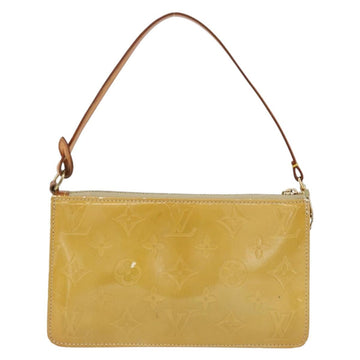 LOUIS VUITTON Monogram Vernis Lexington Pouch Beige M91010 LV Auth gh1322 - 0