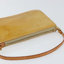 LOUIS VUITTON Monogram Vernis Lexington Pouch Beige M91010 LV Auth gh1322-6