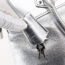LOUIS VUITTON Suhari Lockit PM Hand Bag Silver M95541 LV Auth gh1323-20