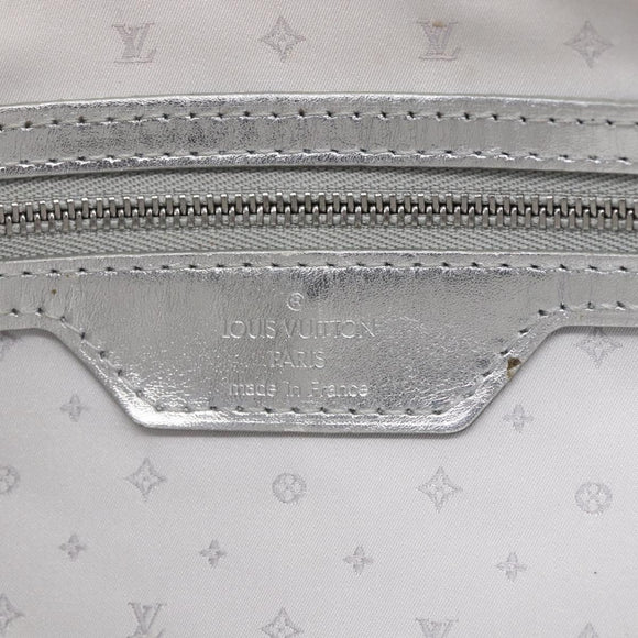 LOUIS VUITTON Suhari Lockit PM Hand Bag Silver M95541 LV Auth gh1323