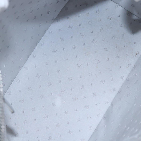 LOUIS VUITTON Suhari Lockit PM Hand Bag Silver M95541 LV Auth gh1323