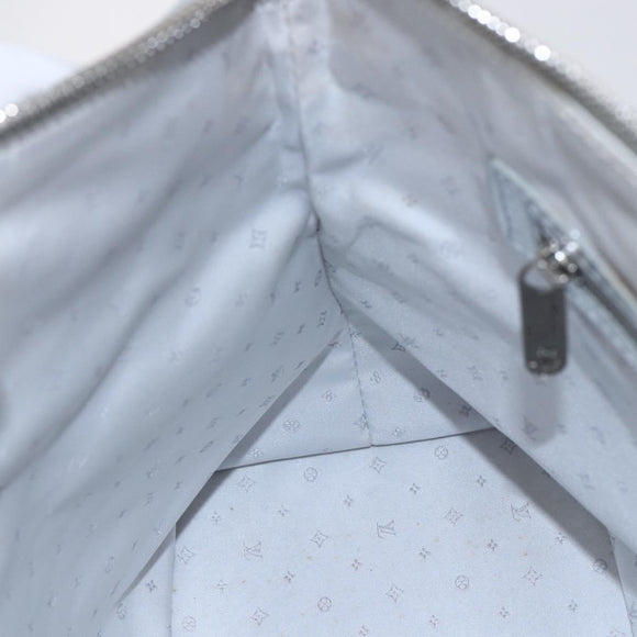 LOUIS VUITTON Suhari Lockit PM Hand Bag Silver M95541 LV Auth gh1323