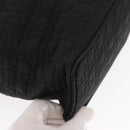 Christian Dior Canage Tote Bag Nylon Black Gold Auth gh1325-10