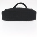 Christian Dior Canage Tote Bag Nylon Black Gold Auth gh1325-9