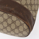 GUCCI GG Supreme Web Sherry Line Bag PVC Beige Gold 164 02 085 Auth gh1328-15