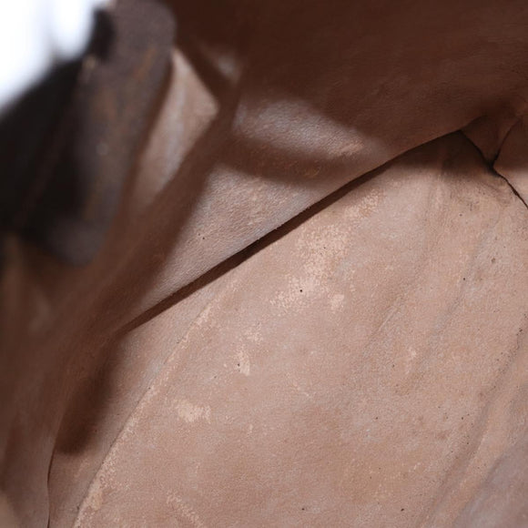 GUCCI GG Supreme Web Sherry Line Bag PVC Beige Gold 164 02 085 Auth gh1328