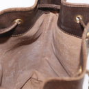 GUCCI GG Supreme Web Sherry Line Bag PVC Beige Gold 164 02 085 Auth gh1328-21