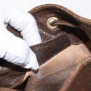 GUCCI GG Supreme Web Sherry Line Bag PVC Beige Gold 164 02 085 Auth gh1328-23